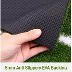 Pitching Rubber Manufacturer - 305x90mm Antifade Antislip PP/PE Indoor Outdoor Pad