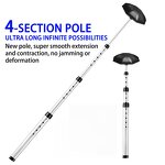 Golf Travel Support Manufacturer - Aluminum Hexagonal 21-52" Multi-Function Stick Bar