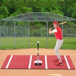 Baseball Hitting Mat Manufacturer - 3.8*10ft 15mm Turf Felt Foam Base Softball Training