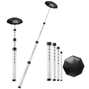 Golf Travel Support Manufacturer - Aluminum Hexagonal 21-52" Multi-Function Stick Bar