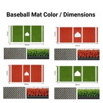 Baseball Hitting Mat Manufacturer - OEM Size Heavy Duty Non-slip Indoor Outdoor Portable