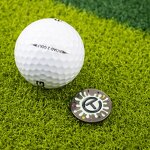 Golf Ball Marker Manufacturer - Zinc Alloy Coin Slope Putting Level Alignment Bubble