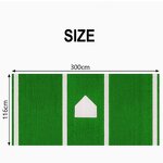 Batting Mat Manufacturer - 3.8'*10' Regulation Turf Batters Box Baseball Cage