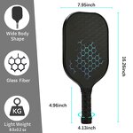 Pickleball Paddle Manufacturer - Custom Fiberglass Outdoor Training Sports Racket Hot-Selling