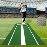 Pitching Mat Manufacturer - 10x3FT Soft Rubber Mound Indoor Outdoor Baseball Training