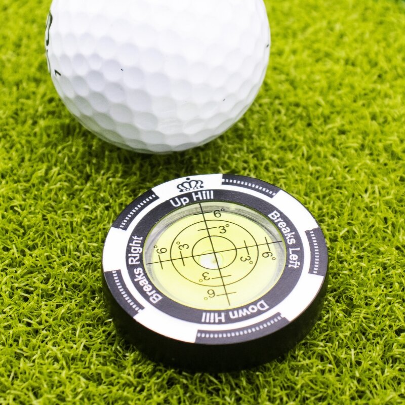 Golf Ball Marker Manufacturer - Zinc Alloy Coin Slope Putting Level Alignment Bubble