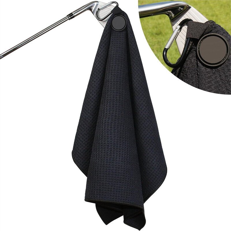 Golf Towel Manufacturer - Custom Sublimation Microfiber Waffle Portable Multi-Function Indoor Outdoor