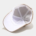 Baseball Cap Manufacturer - Korean Large P Letter Corduroy Autumn Winter Couple Gorras Soft Fabric