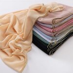 Hijab Manufacturer - Diamond Claw Chain Pearl Chiffon Long Malaysia Indonesia Women Scarf Wholesale