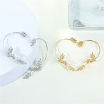 Cuff Earrings Manufacturer - Gold/Silver Leaf Metal No-Piercing Cartilage Women Fashion Accessories