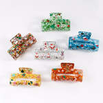 Hair Claw Clip Manufacturer - 8cm Star Sequins Acrylic Glitter Christmas Tree New Year Party Decoration