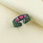 Bangle Manufacturer - European-American Custom Letter Acetate Open Fashion Women Jewelry