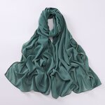Hijab Manufacturer - Diamond Claw Chain Pearl Chiffon Long Malaysia Indonesia Women Scarf Wholesale