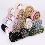 Hijab Manufacturer - Diamond Claw Chain Pearl Chiffon Long Malaysia Indonesia Women Scarf Wholesale