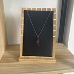 Pendant Necklace Manufacturer - Ethnic Flag Map Stainless Steel Unisex Women Men Gift Jewelry