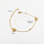 Bracelet Manufacturer - 18K Gold Islamic Infinite Symbol Geometric Stainless Steel Women Summer Jewelry