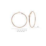 Hoop Earrings Manufacturer - Exaggerated Hip Hop Big Circle Clip-On Women Personality Fashion Jewelry