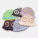Bucket Hat Manufacturer - Unisex Handmade Knitted Crochet Distressed Casual Party Fishermen Hat