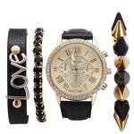 Bracelet Watch Manufacturer - Ladies Gold Alloy Case 38mm Dial 20mm Band Fashion Fancy New Arrival