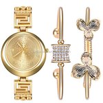 Bracelet Watch Manufacturer - Ladies Gold Alloy Case 38mm Dial 20mm Band Fashion Fancy New Arrival