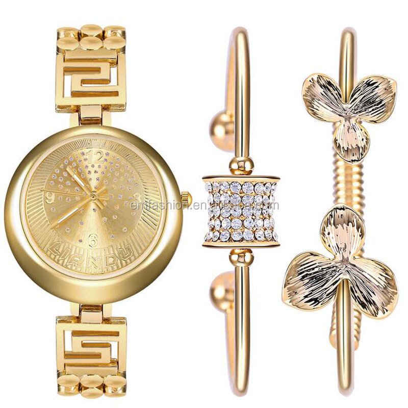 Bracelet Watch Manufacturer - Ladies Gold Alloy Case 38mm Dial 20mm Band Fashion Fancy New Arrival