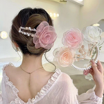 Hair Claws Manufacturer - High-End Super Fairy Flower Large Plastic Internet Celebrity Girls Back Head