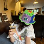 Bucket Hat Manufacturer - Unisex Handmade Knitted Crochet Distressed Casual Party Fishermen Hat