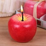 Candle Manufacturer - Creative Christmas Eve Gift Painted Apple Simulation Fruit for Festival Atmosphere