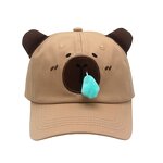 Baseball Cap Manufacturer - Cute Kappilbara Three-Dimensional Water-Pig Animal Denim 100% Cotton Unisex Funny Hat