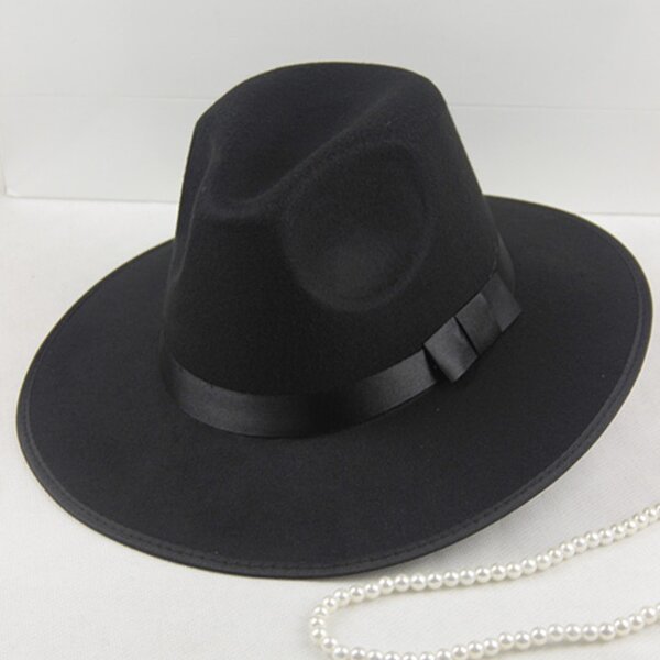 Panama Hat Manufacturer - New Modern Style Wide Brim British Wool Felt Fedora Jazz Fedora Unisex Formal
