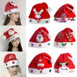 Santa Hats Manufacturer - Many Models High Quality LED 3D Embroidery Christmas for Adults Children Factory Gift