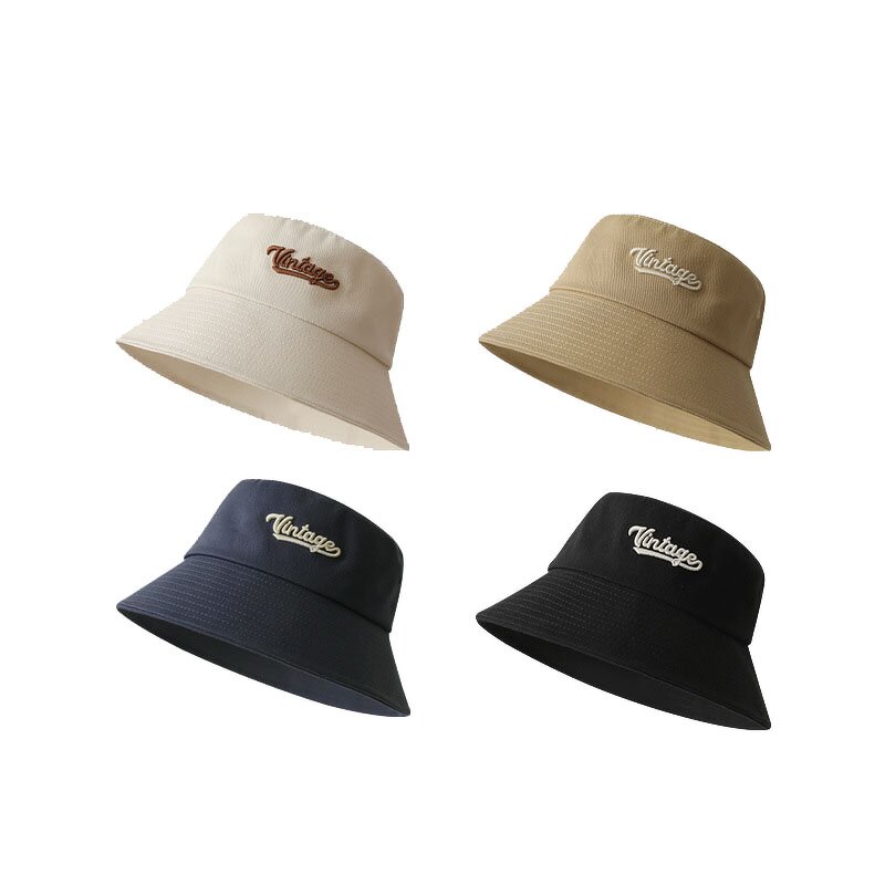 Fisherman Hat Manufacturer - Unisex Embroidery Bucket Customizable 3D Embroidery Patch Denim Sun Cap