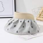 Sun Visor Hat Manufacturer - Unisex Fashion Ultraviolet Embossed Hollow Top for Summer Sports Outdoor Activities