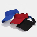Sun Visor Hat Manufacturer - Unisex Adjustable UV Protection for Golf Tennis Running Beach Custom Logo