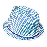 Alpine Casquette Manufacturer - Unisex Custom Logo Oktoberfest Blue White Stripe Feathers for Germany