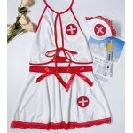 Nurse Uniform Manufacturer - Hot Selling Halloween Costumes Cosplay Women Clothes Sexy Mini Skirt Set With Cap