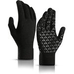 Gloves Manufacturer - Thick Winter Fabric Warm Touch Screen Custom Logo Anti Slip for Cold Weather