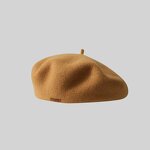 Beret Hat Manufacturer - Luxury Girls French British Cashmere Warm Blue Black Vintage Female Bonnet
