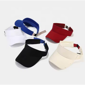 Sun Visor Hat Manufacturer - Unisex Adjustable UV Protection for Golf Tennis Running Beach Custom Logo