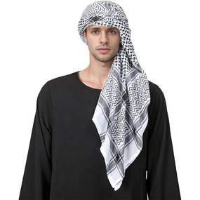 Keffiyeh Manufacturer - China Factory Wholesale Custom Palestine Wrap Islamic Mens Scarf Shemagh Arab Ethnic Scarves