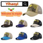 Baseball Cap Manufacturer - American Brand Street Fashion 100 Polyester Printed Letter Sunshade Color Matching Unisex Trucker