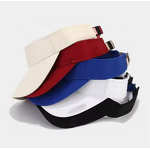 Sun Visor Hat Manufacturer - Unisex Adjustable UV Protection for Golf Tennis Running Beach Custom Logo