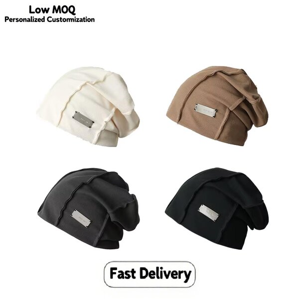 Beanie Cap Manufacturer - Custom Metal Logo Fashion Knitted Warm for Unisex