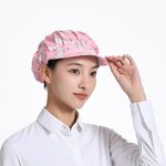 Scrub Hat Manufacturer - Adjustable Cotton for Women Men Formal Bouffant Nurse Button Sweatband 3D Embroidery