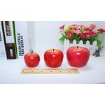 Candle Manufacturer - Creative Christmas Eve Gift Painted Apple Simulation Fruit for Festival Atmosphere