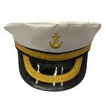 Pilot Hat Manufacturer - Unisex Adult Embroidered Halloween Party Costume Accessory Captain for Teens