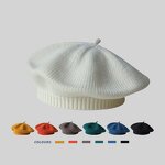 Beret Manufacturer - Factory Custom Embroidered Soft Lined Tinted Denim Pure Hand Knitted for Beach Sports