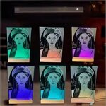 Photo Engraving Manufacturer - Custom Glass Portrait High-Definition Etched Art