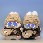 Doll Accessories Manufacturer - Hot Selling 17cm Cute Clothing Set Sweater Headband Bag for Labubu