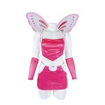 Fairy Costumes Manufacturer - Women Hot Halloween Valentine's Day Party Cosplay Bra Tops Mini Skirt Sets